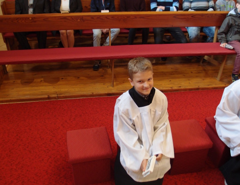 Obliečka miništrantov 2016