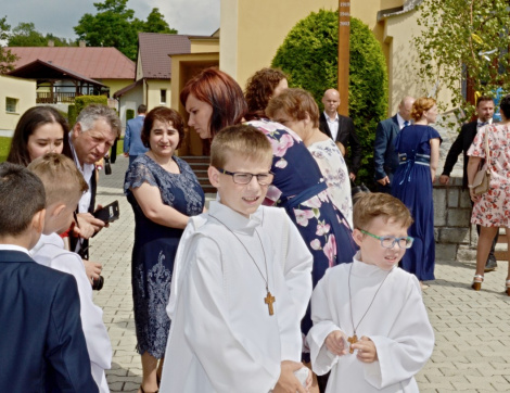 1. sv. prijímanie Pušovce 2019